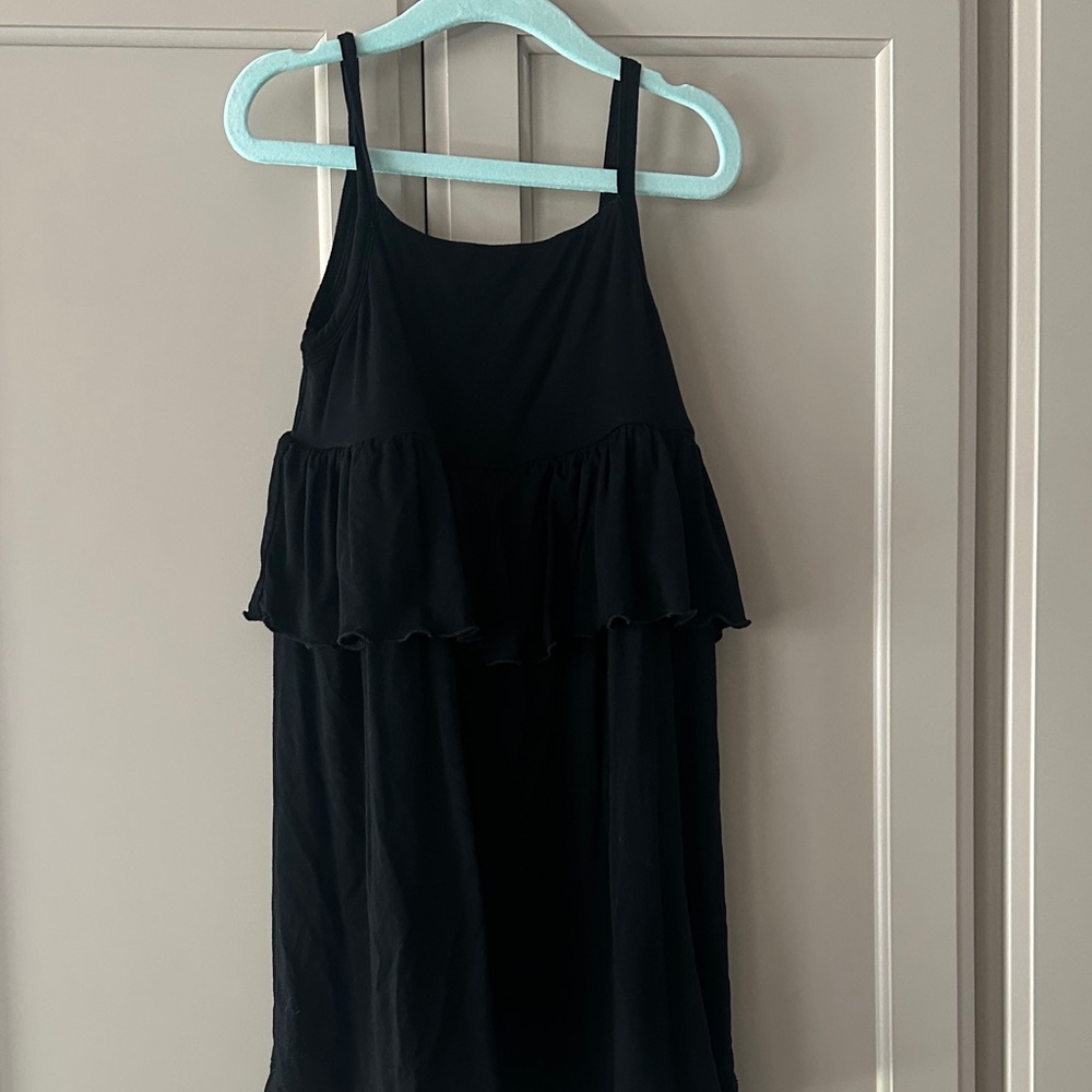 Kate Quinn Black Ruffle Dress